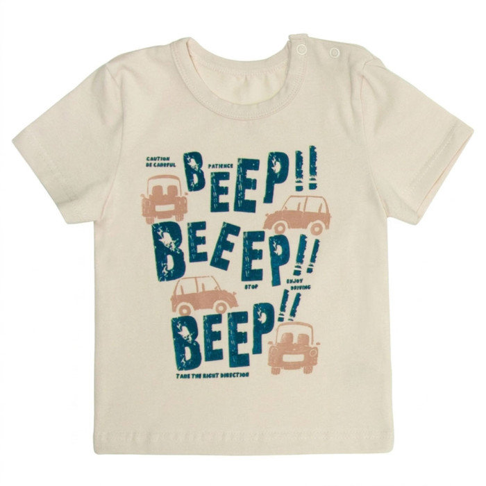 Футболка BEEP! 3137-16 (стрейч-кулір)