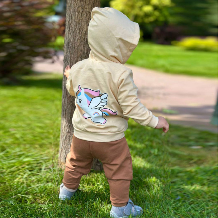 Костюм для дівчинки 3210-1 (двунитка)