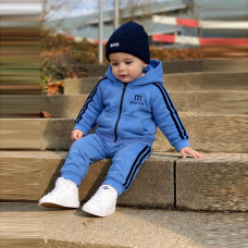 Костюм детский с лампасами 3210-2 (двунитка)