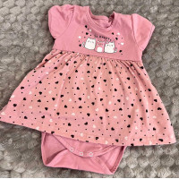 Боді-сукня для дівчинки 3286 (кулір)