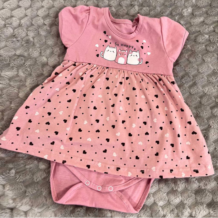 Боді-сукня для дівчинки 3286 (кулір)