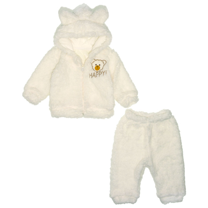 Комплект 3292-1 з вишивкою (велсофт овчина)