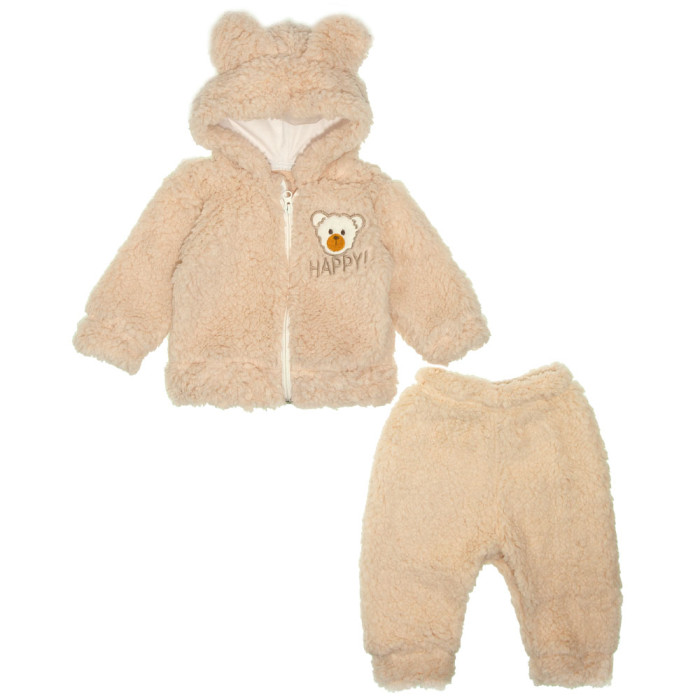 Комплект 3292-1 з вишивкою (велсофт овчина)