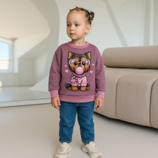 Світшот для дівчинки "Yorkie" 4131 (двунитка)