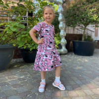 Сукня для дівчинки 4213 (кулір)