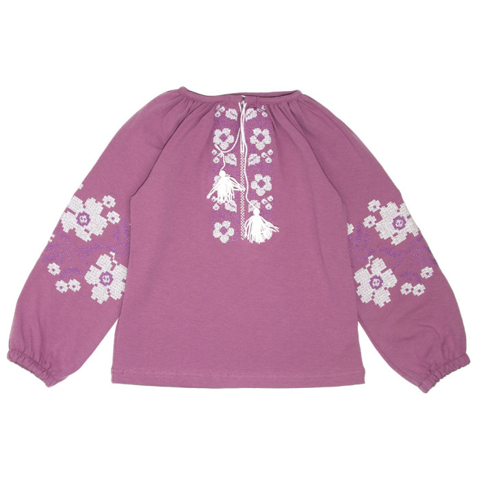 Вишиванка для дівчинки "Барвінок" 4223-1 (стрейч кулір)