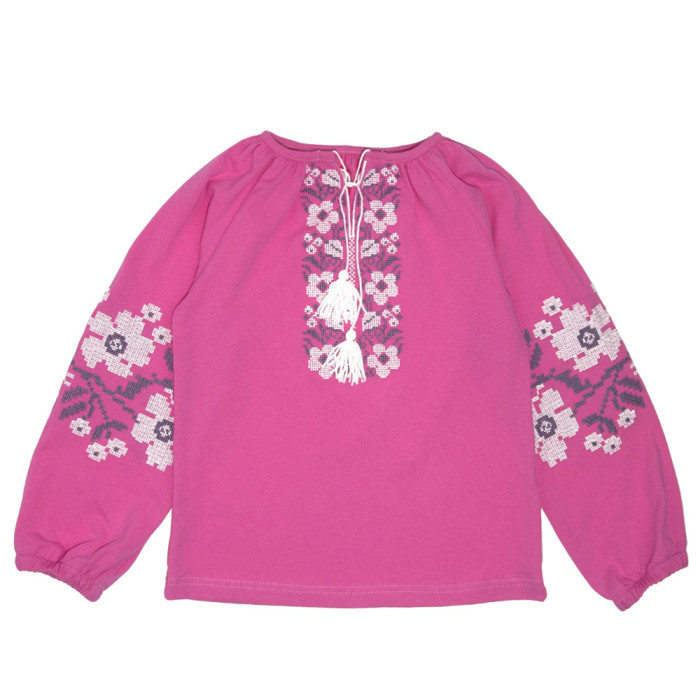 Вишиванка для дівчинки "Барвінок" 4223-1 (стрейч кулір)