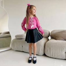 Вышиванка для девочки 4224-1 (стрейч кулир)