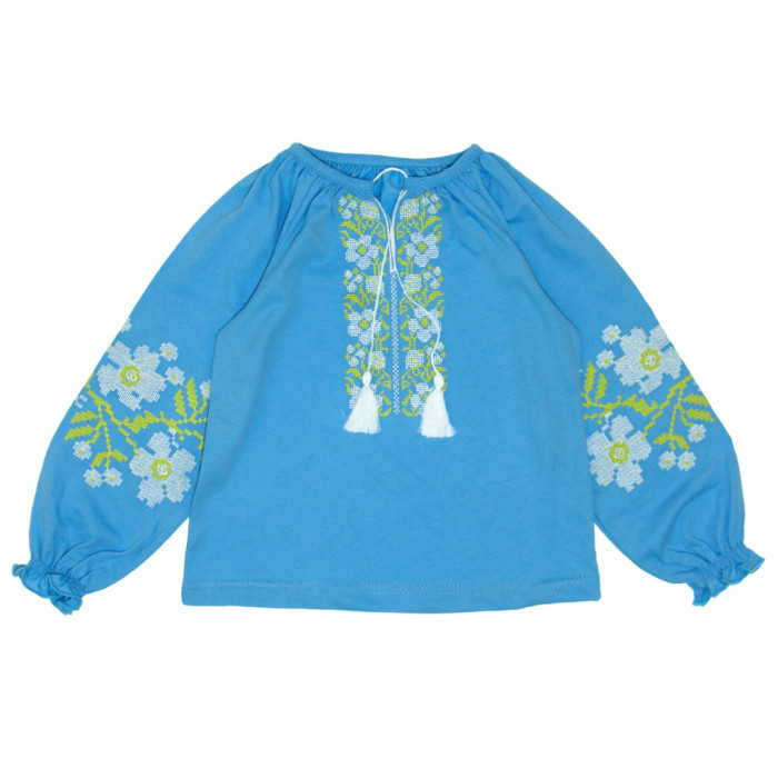 Вишиванка для дівчинки 4224-1 (стрейч кулір)