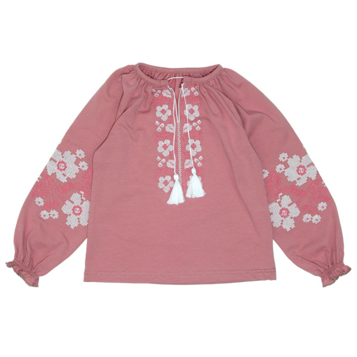 Вишиванка для дівчинки 4224-1 (стрейч кулір)