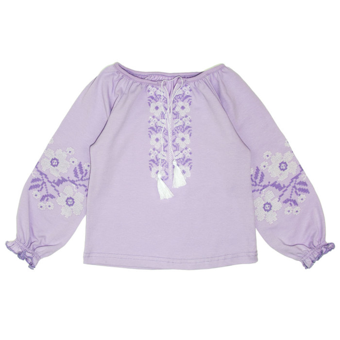 Вишиванка для дівчинки 4224-1 (стрейч кулір)