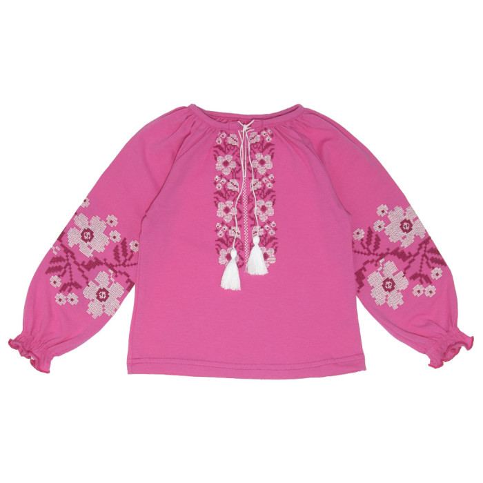 Вишиванка для дівчинки 4224-1 (стрейч кулір)