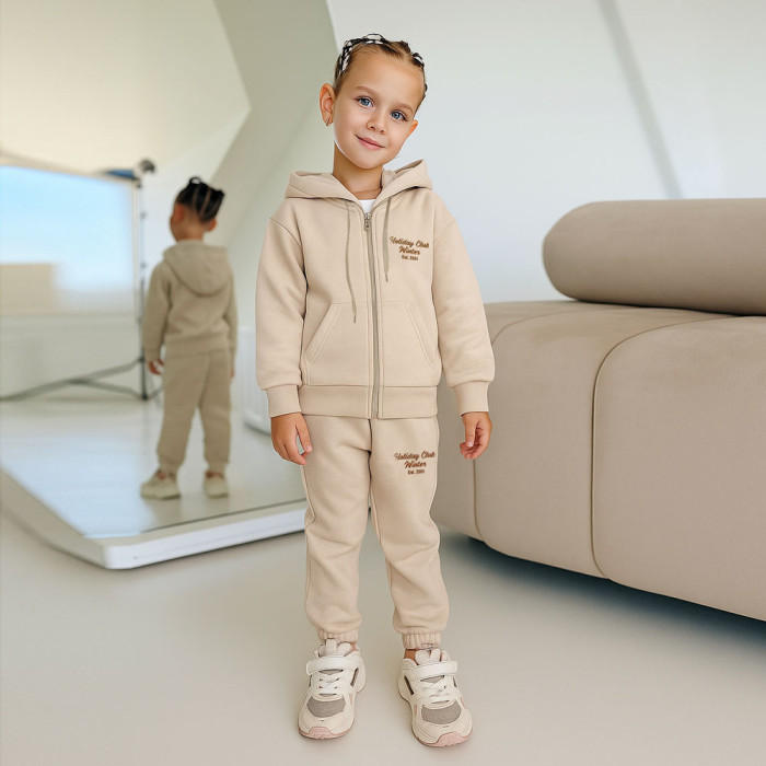 Костюм для дівчинки 4232-1 (трьохнитка на флісі)