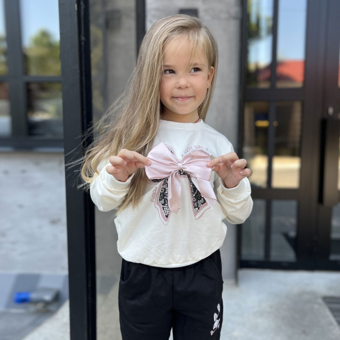 Костюм для дівчинки 4236 (двунитка)