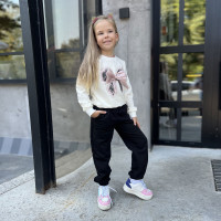 Костюм для дівчинки 4236 (двунитка)