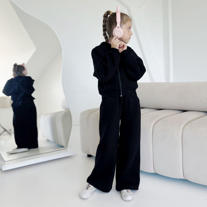 Костюм для дівчинки 4243 (трьохнитка на флісі)