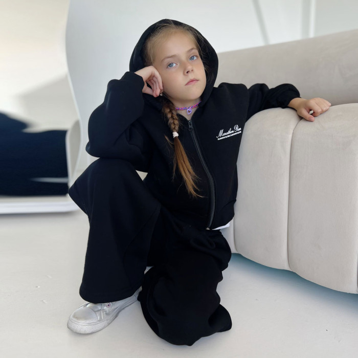 Костюм для дівчинки 4243 (трьохнитка на флісі)