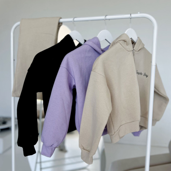 Костюм для дівчинки 4243 (трьохнитка на флісі)