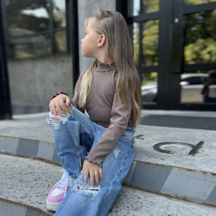 Гольф дитячий 4244 (рубчик з начосом)