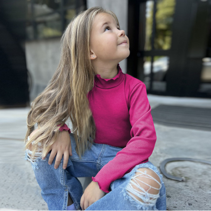 Гольф дитячий 4244 (рубчик з начосом)