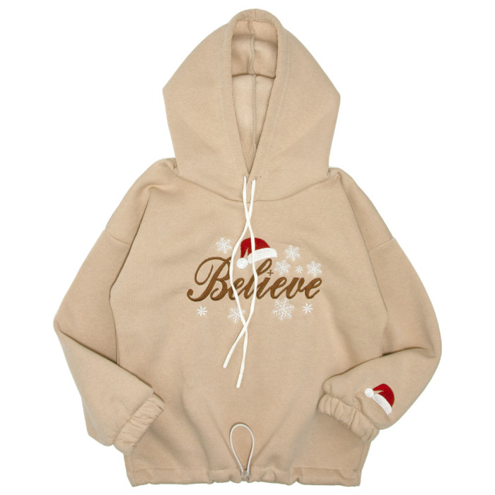 Худі підлітковий "Believe in Christmas" 4245 (трьохнитка на флісі)