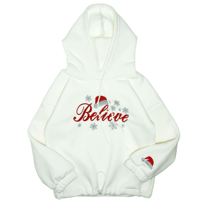 Худі підлітковий "Believe in Christmas" 4245 (трьохнитка на флісі)