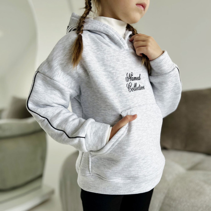 Толстовка для дівчинки 4247-1 (трьохнитка на флісі)