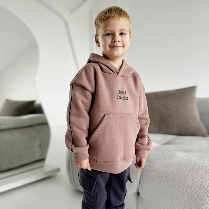 Толстовка для хлопчика 4247 (трьохнитка на флісі)