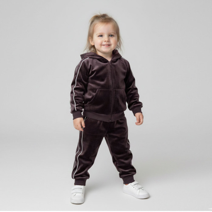 Костюм детский с кантом 4257 (велюр)