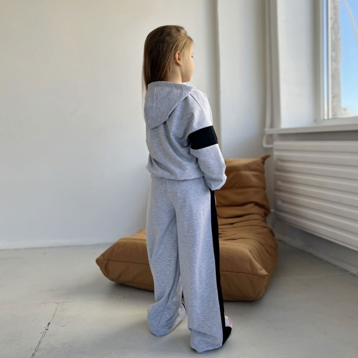 Костюм для девочки 4258 (двунитка)