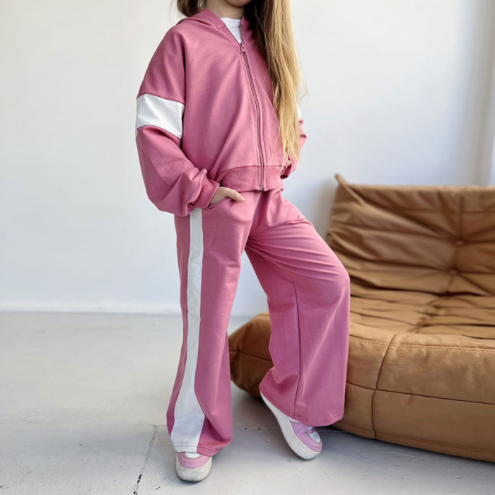 Костюм для девочки 4258 (двунитка)