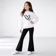 Костюм для девочки 4261 (двунитка)