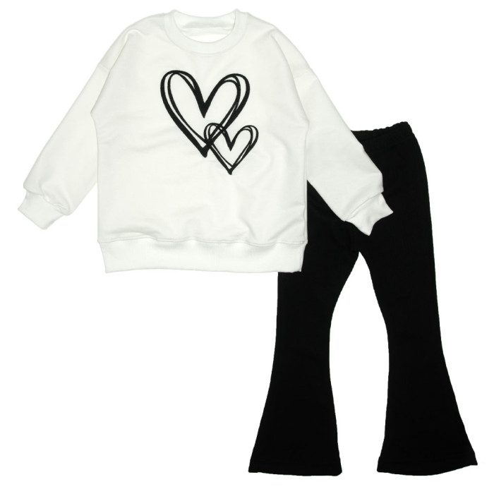 Костюм для дівчинки 4261 (двунитка)