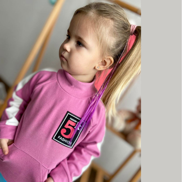 Худі для дівчинки 5077 (фліс)