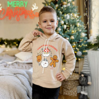 Худі дитячий "Christmas friends" 5143-2 (трьохнитка на флісі)