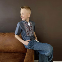 Вышиванка для мальчика "Сила нации" 5152-2 (кулир)