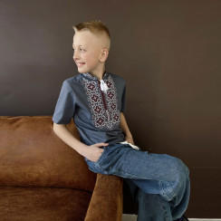 Вишиванка для хлопчика "Сила нації'' 5152-2 (кулір)