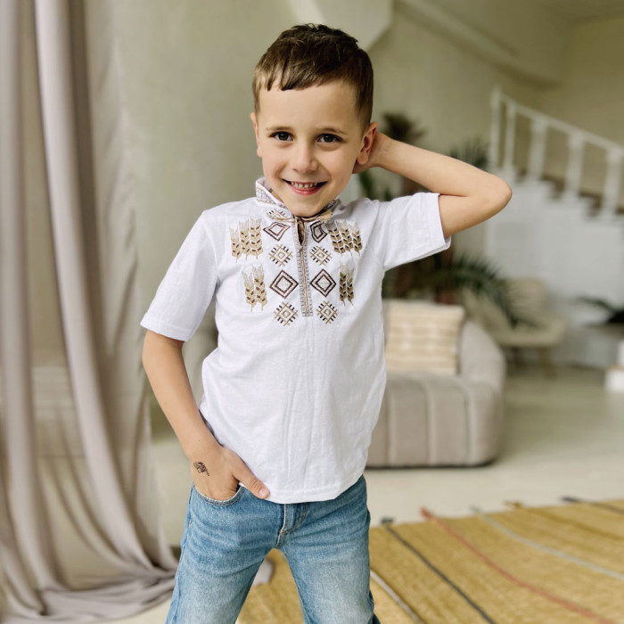 Вишиванка для хлопчика ''Добробут'' 5152-5 (кулір)