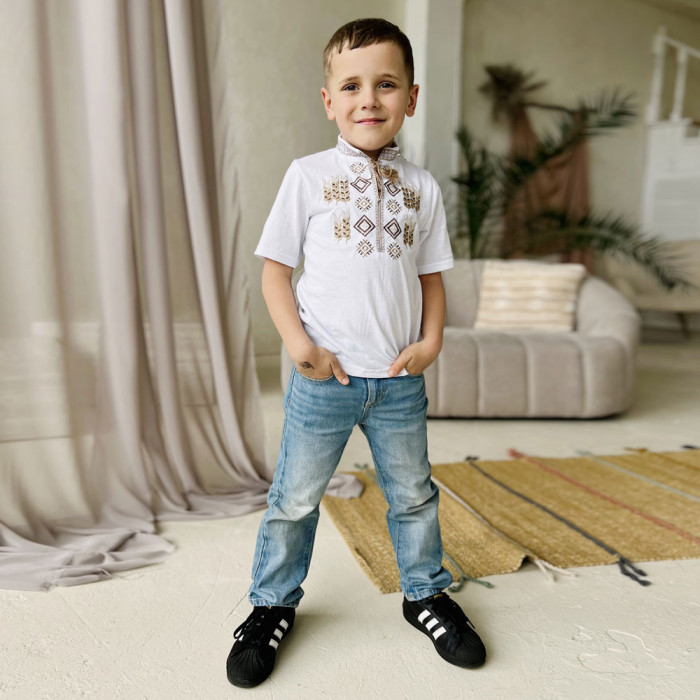 Вишиванка для хлопчика ''Добробут'' 5152-5 (кулір)