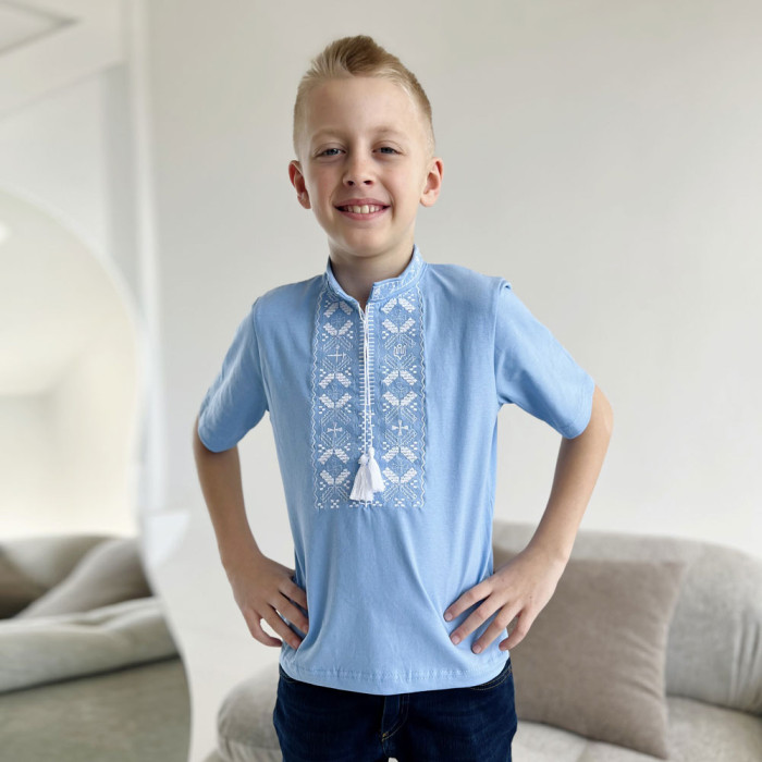 Вышиванка для мальчика "Сопротивление" 5152-6 (кулир)