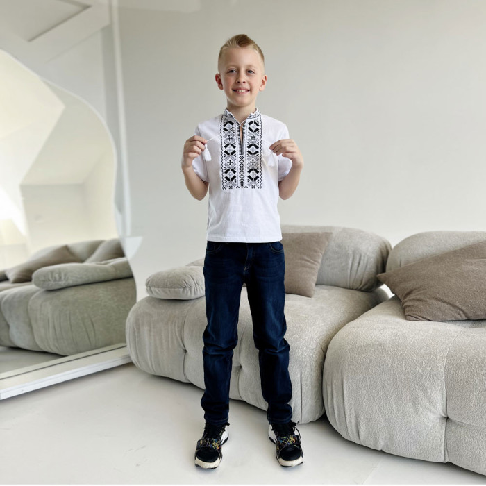 Вышиванка для мальчика "Сопротивление" 5152-6 (кулир)