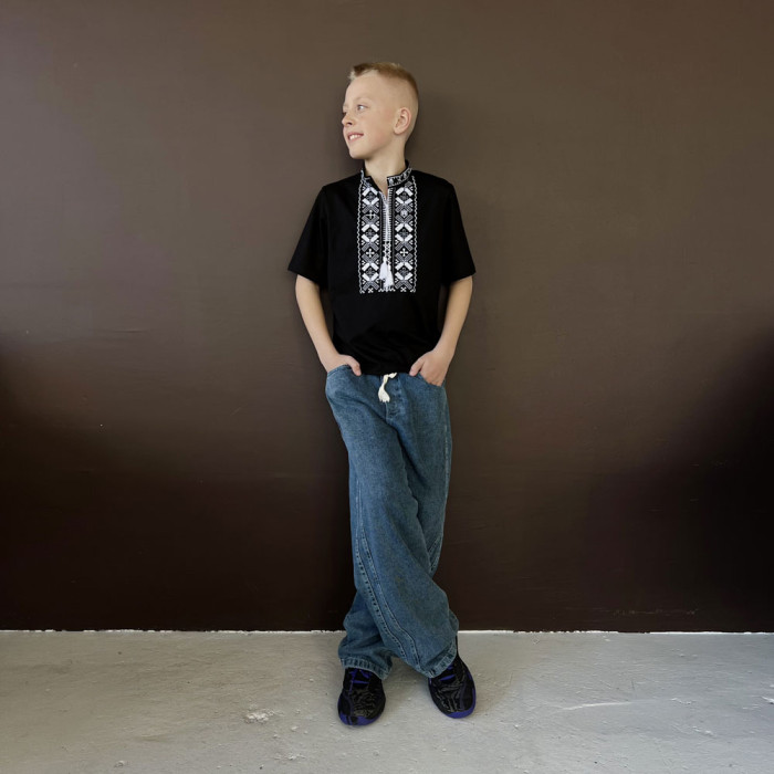 Вышиванка для мальчика "Сопротивление" 5152-6 (кулир)