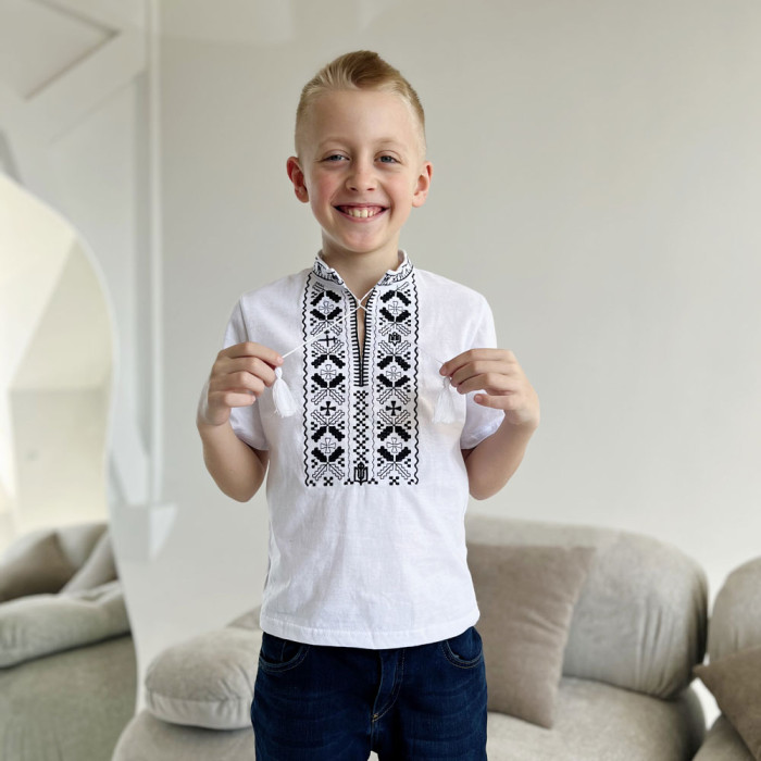 Вышиванка для мальчика "Сопротивление" 5152-6 (кулир)