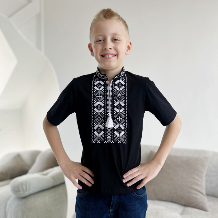Вышиванка для мальчика "Сопротивление" 5152-6 (кулир)