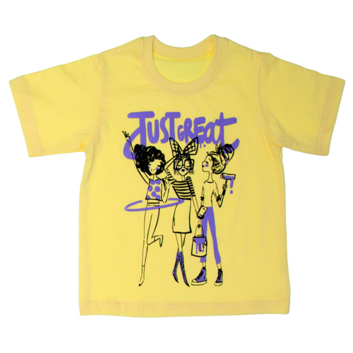 Футболка JUST GIRLS 5156-21 (кулір)