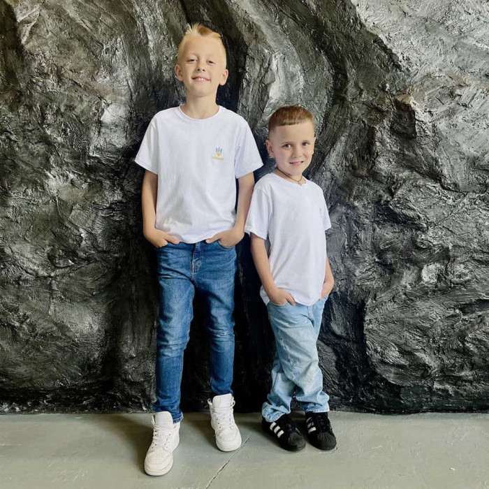 Футболка "Герб" 5156-6 (стрейч кулір)