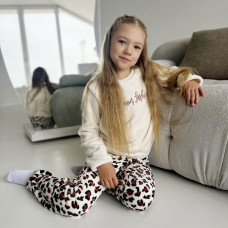 Піжама для дівчинки 538-2 (велсофт)