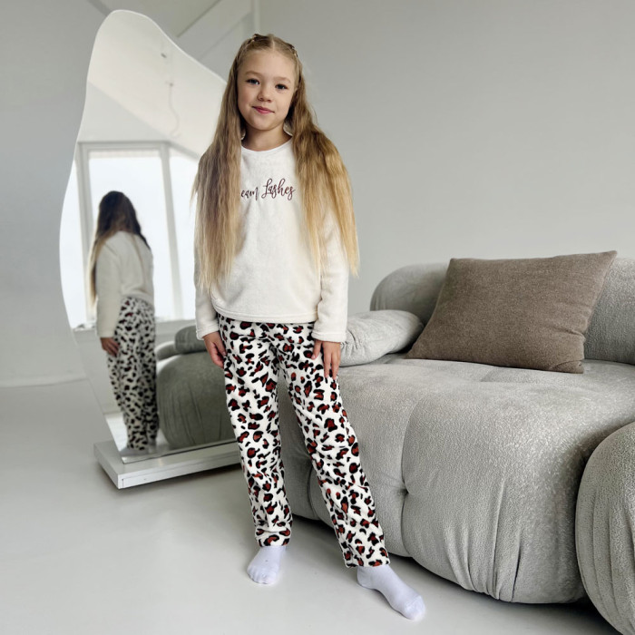 Піжама для дівчинки 538-2 (велсофт)