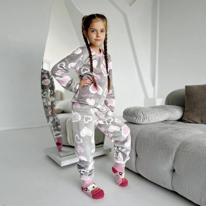 Піжама дитяча махрова 538 (велсофт)