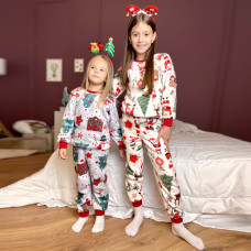 Піжама Новорічна 538-1 (велсофт)